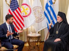 Συνάντηση Αρχιεπισκόπου Αμερικής με τον δήμαρχο Νέας Υόρκης Ζ. Μαμντάνι