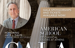 American School to Celebrate Gennadius Library’s Centennial, Honor Jack L. Davis