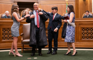Greek-American Theo Angelis Sworn in as Washington State’s new Supreme Court Justice