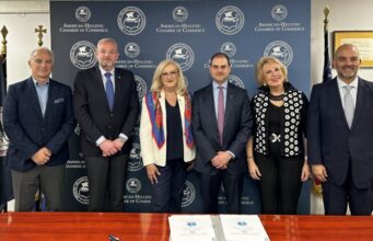 Hellenic American Chamber of Commerce (HACC) Signs MOU with American Hellenic Chamber of Commerce (AmCham)
