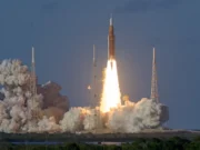 NASA Launches Historic Lunar Mission
