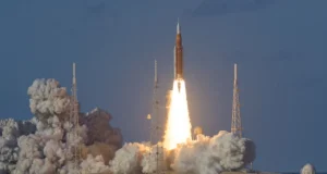 NASA Launches Historic Lunar Mission