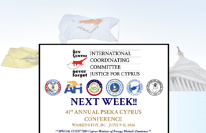PSEKA Cyprus Conference Returns to Capitol Hill, June 9–11