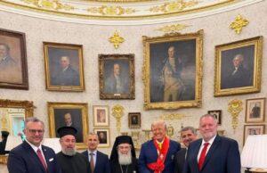Συνάντηση Πατριάρχη Ιεροσολύμων με τον Ντόναλντ Τραμπ στον Λευκό Οίκο