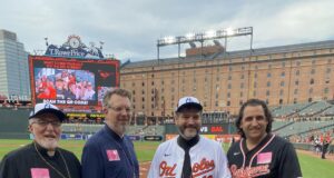 Metropolitan Apostolos Throws the First Pitch at Oriole Park