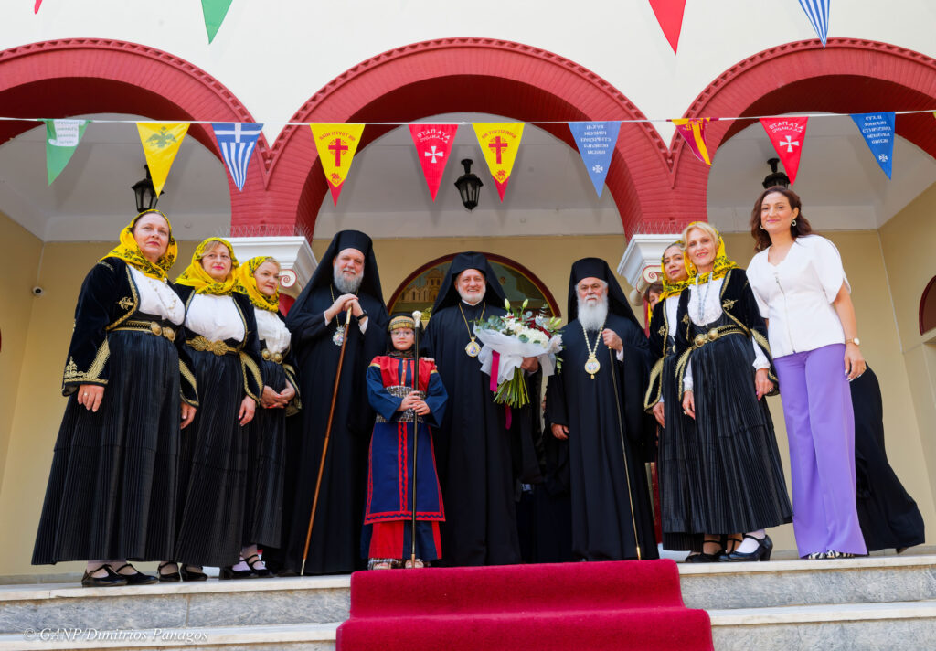 H.E. Archbishop Elpidophoros Con-Celebrated the Divine Liturgy with Metropolitan Ieronymos of Kalavryta and Metropolitan Gabriel of Nea Ionia at the 100th Anniversary of St. Stefanos in Nea Ionia, Athens on Sunday July 12th, 2026.