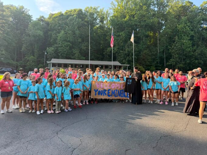 Good Shepherd Summer Camp Opens with Agiasmos by Metropolitan Apostolos