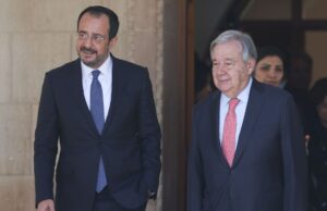 Συνάντηση Ν. Χριστοδουλίδη – Α. Guterres στη Λευκωσία