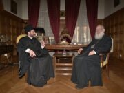 Συνάντηση του Αρχιεπισκόπου Ιερωνύμου με τον νέο Αρχιεπίσκοπο Καναδά Απόστολο