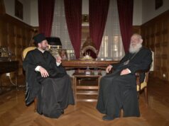 Συνάντηση του Αρχιεπισκόπου Ιερωνύμου με τον νέο Αρχιεπίσκοπο Καναδά Απόστολο
