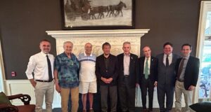 US Rep. George Latimer Meets New Rochelle Community and AHEPA leaders