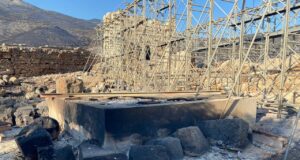 Αυτοψία της Λ. Μενδώνη στα Αιγόσθενα για τις επιπτώσεις της πυρκαγιάς