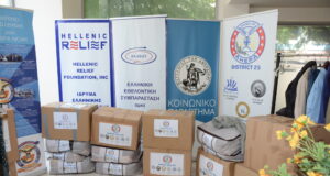 Hellenic Relief Foundation distributed 244 food packages to needy families in Athens