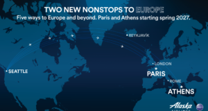 Alaska Airlines: Απευθείας πτήση Σιάτλ-Αθήνα από τον Μάιο του 2027