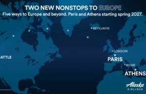 Alaska Airlines: Απευθείας πτήση Σιάτλ-Αθήνα από τον Μάιο του 2027