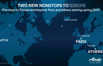 Alaska Airlines: Απευθείας πτήση Σιάτλ-Αθήνα από τον Μάιο του 2027