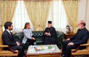 Συνάντηση Αρχιεπισκόπου Ελπιδοφόρου με την Δόμνα Μιχαηλίδου