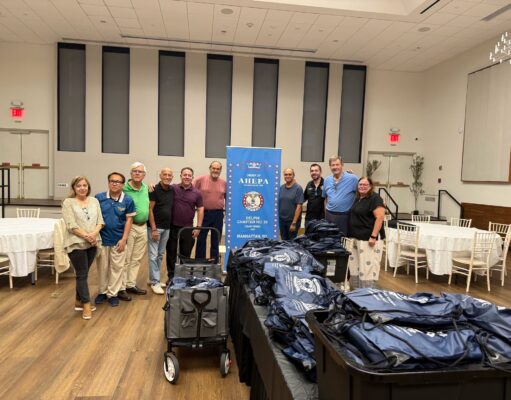 AHEPA Delphi 25 Delivers 257 Backpacks to Harlem Students Ahead of New School Year