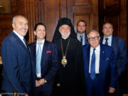 Ορίστηκαν οι Επιτροπές της Ομοσπονδίας H.E. Archbishop Elpidophoros welcomed Greek Prime Minister Kyriakos Mitsotakis at the University Club on behalf of all Greek American Organizations. Prime Minister Kyriacos Mitsotakis Presented Awards to six Prominent Greek Americans for their service to The Greek American Community.