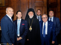 Ορίστηκαν οι Επιτροπές της Ομοσπονδίας H.E. Archbishop Elpidophoros welcomed Greek Prime Minister Kyriakos Mitsotakis at the University Club on behalf of all Greek American Organizations. Prime Minister Kyriacos Mitsotakis Presented Awards to six Prominent Greek Americans for their service to The Greek American Community.