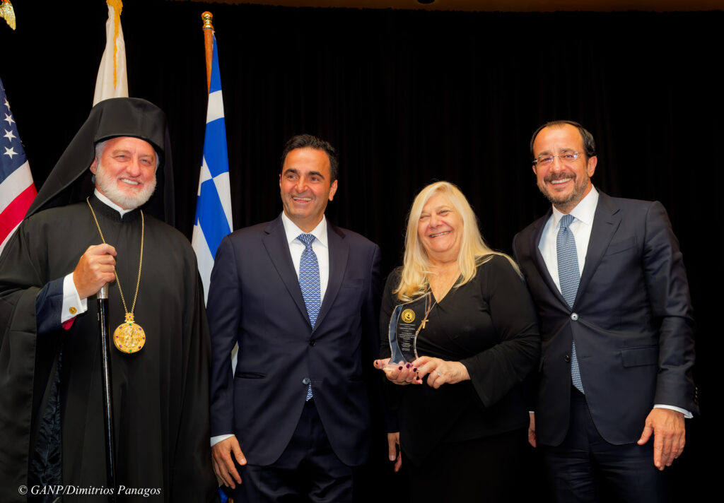 H.E. Archbishop Elpidophoros attended the Annual Dinner Hosted by The Federation of Cypriot American Organizations at Terrace on The Park in Queens, NY on Friday September 25th, 2026. President of The Republic of Cyprus Nikos Christodoulidis thanked the Omogenia for their support on the Cyprus Problem, updated about his visit at The United Nations and along with Archbishop Elpidophoros, FCAO President Kyriacos Papastylianou Honored Stavros Kamilaris and Despina Axiotakis with the Community Service Award and John Josephakis, Global V.P. of NVIDIA with the Lifetime Achievement Award.