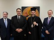 Συνάντηση Αρχιεπισκόπου Καναδά – ΥπΕΣ Θ.Λιβάνιου