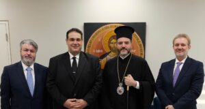 Συνάντηση Αρχιεπισκόπου Καναδά – ΥπΕΣ Θ.Λιβάνιου