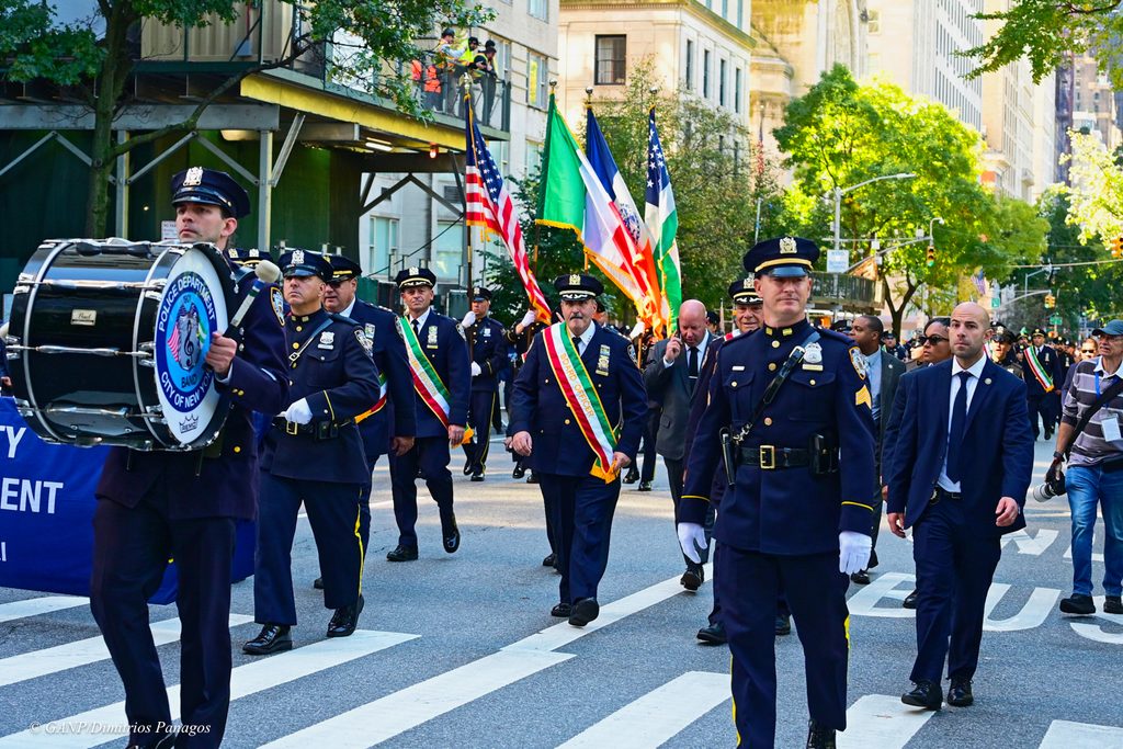 The 2026 Columbus Day Parade up 5th Ave today October 12th, 2026.