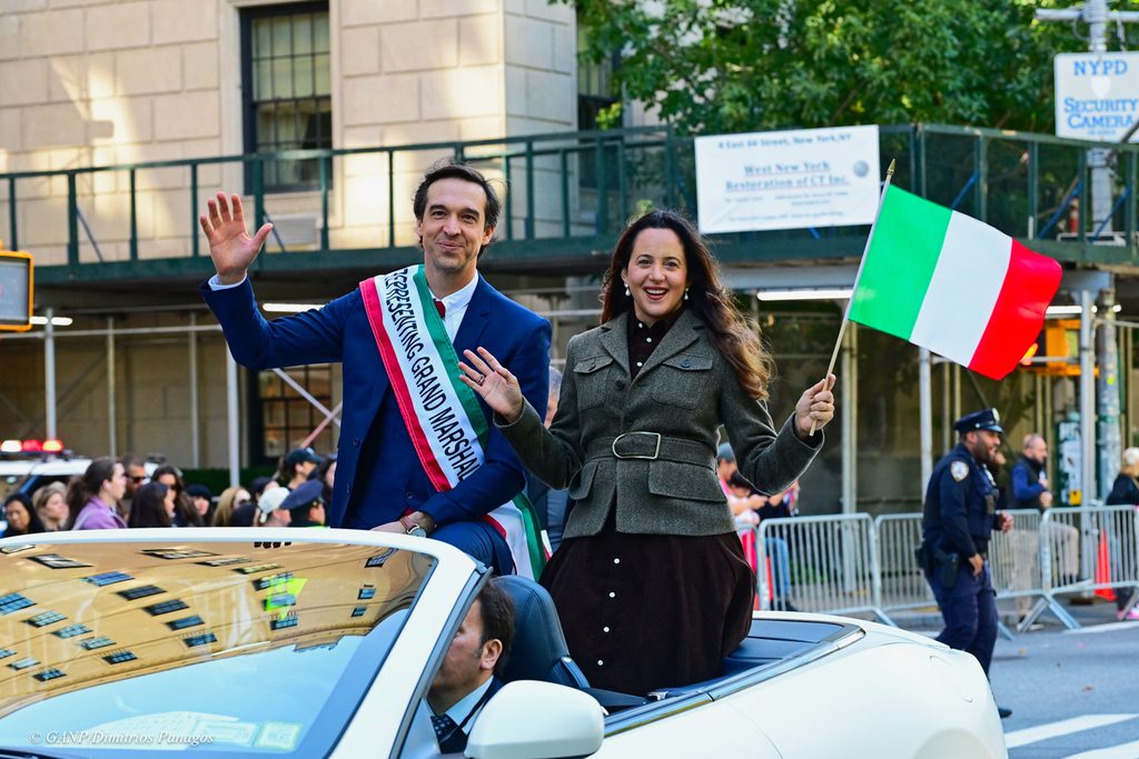 The 2026 Columbus Day Parade up 5th Ave today October 12th, 2026.