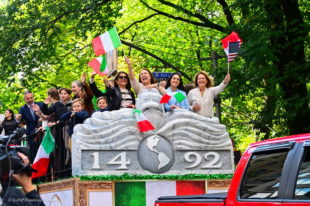 The 2026 Columbus Day Parade up 5th Ave today October 12th, 2026.