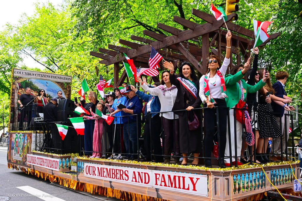 The 2026 Columbus Day Parade up 5th Ave today October 12th, 2026.