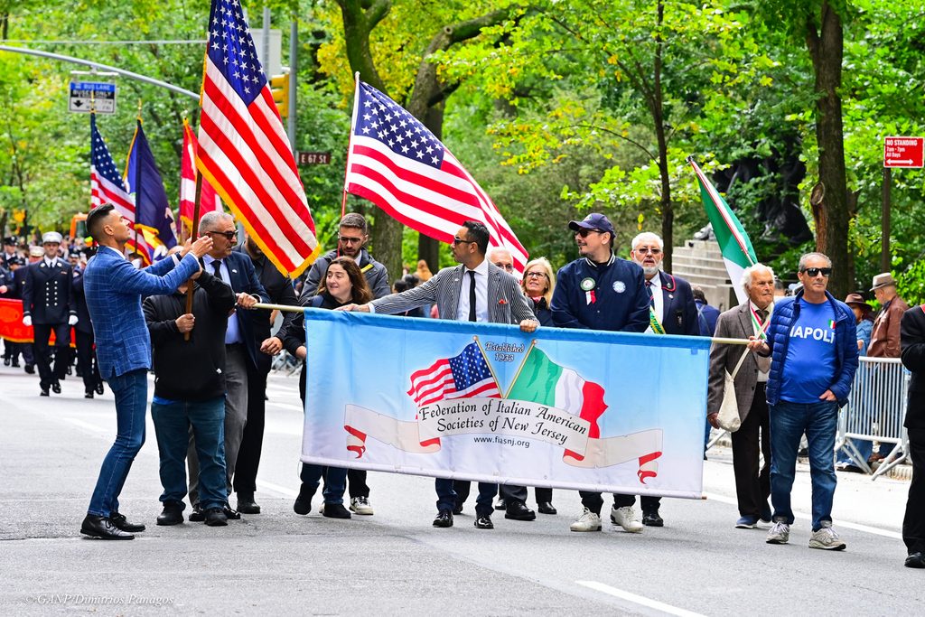 The 2026 Columbus Day Parade up 5th Ave today October 12th, 2026.