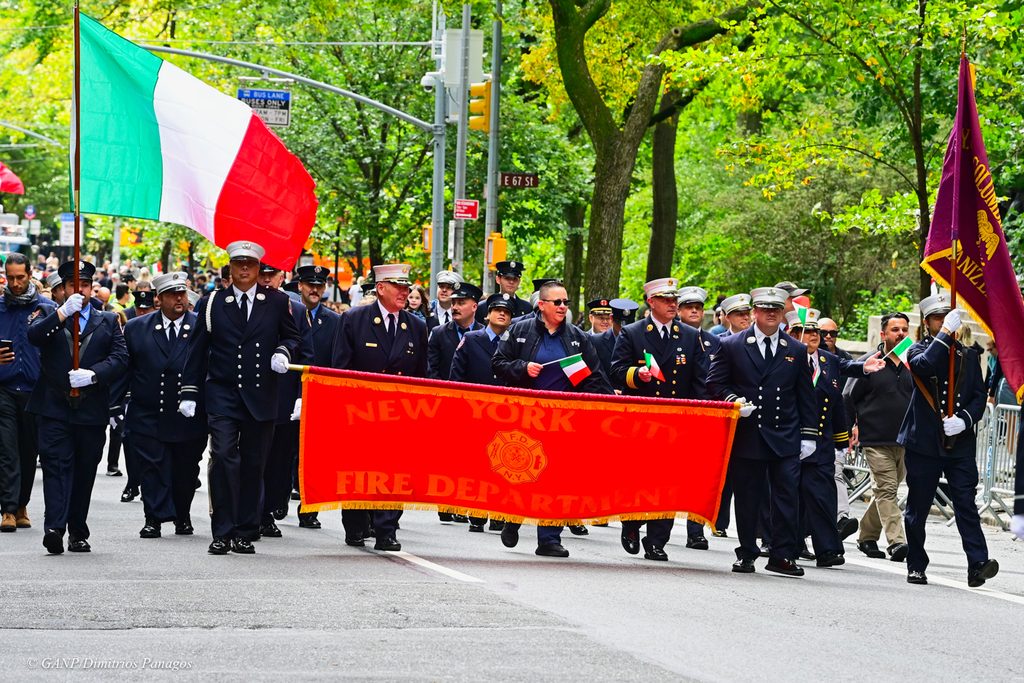 The 2026 Columbus Day Parade up 5th Ave today October 12th, 2026.