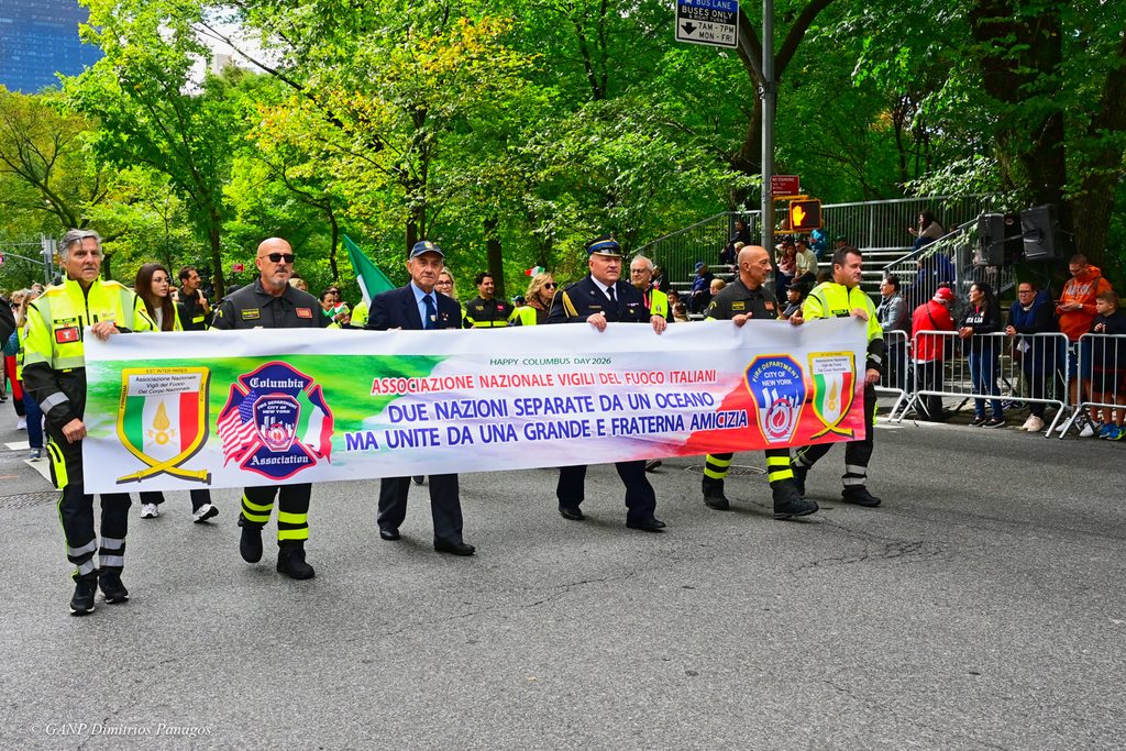 The 2026 Columbus Day Parade up 5th Ave today October 12th, 2026.