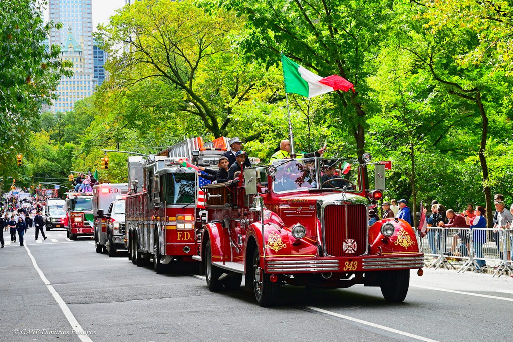 The 2026 Columbus Day Parade up 5th Ave today October 12th, 2026.