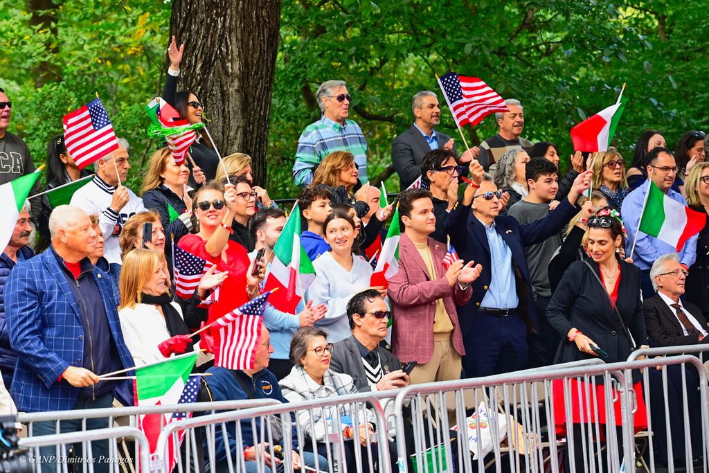 The 2026 Columbus Day Parade up 5th Ave today October 12th, 2026.