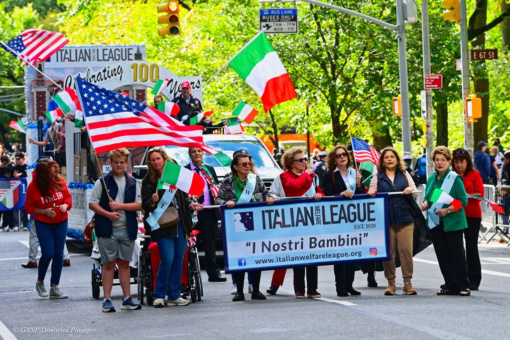 The 2026 Columbus Day Parade up 5th Ave today October 12th, 2026.