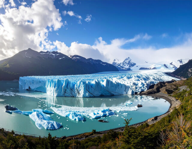 Glacier,Crevasses:,High-resolution,Aerial,View,Of,Blue,Ice,,Meltwater,Patterns,