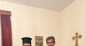 Επίσκεψη του ΥΜΑΘ Κώστα Γκιουλέκα στον Αρχιεπίσκοπο Αλβανίας Ιωάννη