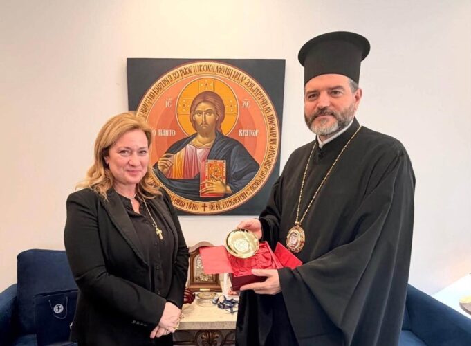 Συνάντηση του Αρχιεπισκόπου Καναδά με τη Γ.Γ. Απόδημου Ελληνισμού