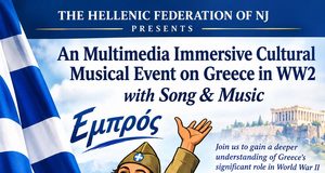 Hellenic Federation of NJ Presents ‘Unconquered Spirit: Greece’s Pivotal Role in WWII’, Oct. 30