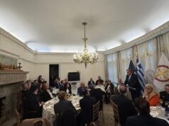 Τιμητική εκδήλωση του Αρχιεπισκόπου Ελπιδοφόρου για τον Πρόεδρο της ΕΟΕ Ισίδωρο Κούβελο